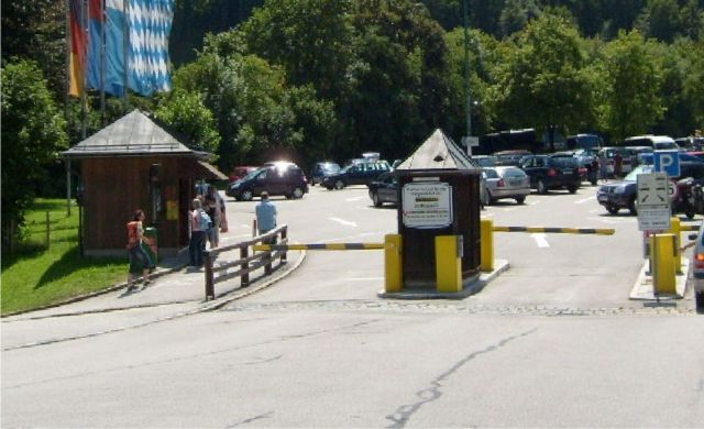 Parkplatz Salzbergwerk in Berchtesgaden
