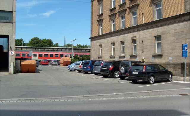 Parkplatz Bahnhof in Lichtenfels