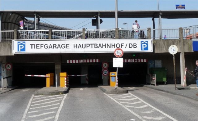 Tiefgarage Hauptbahnhof in Köln