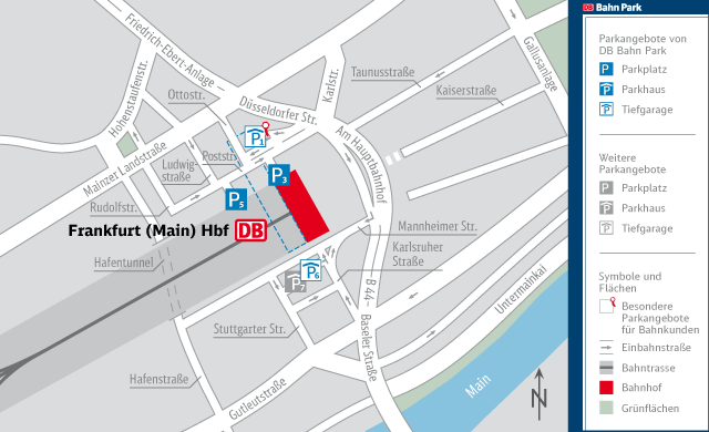Tiefgarage Hauptbahnhof Süd / IntercityHotel Frankfurt am Main