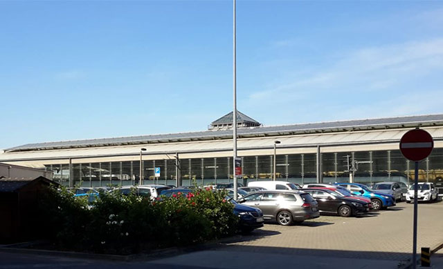 Parkplatz Hauptbahnhof in Halle (Saale)