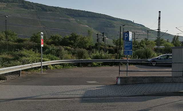 Parkplatz Bahnhof in Bingen am Rhein