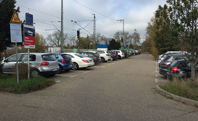 Parkplatz Bahnhof Crailsheim