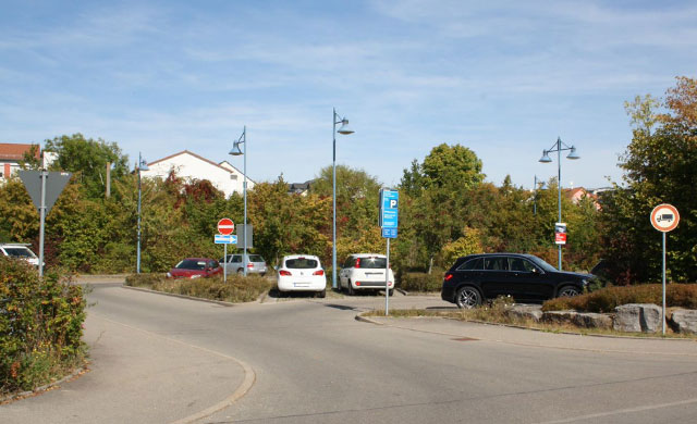 Parkplatz Bahnhof in Ehningen