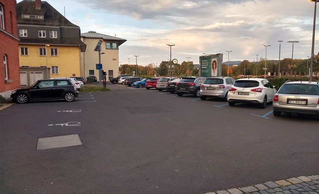 Parkplatz Marktredwitz Bahnhof